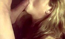 horny milf wife sucks big cock with huge cum shot