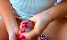 Pink College Girl Rubs Wet Pussy To Intense Orgasm!