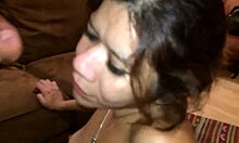 latina slut works my cock deepthroat style