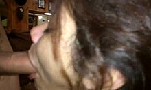 latina slut works my cock deepthroat style