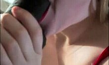 Redhead Surprises with Early Anal Gift in POV