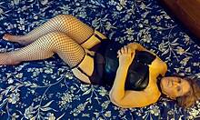 Granny Carmen Angel Licked to Wild Orgasm by Cougar