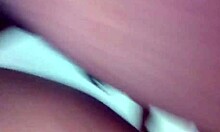 Latina slave MASTURBATING her PUSSY on the FLOOR while MOANING loudly.