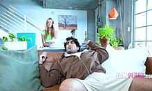 petite blonde teen 18+ rides stepbrother zane walker during break