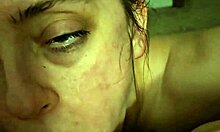 Watch this milf give a rough blowjob and get creampied!