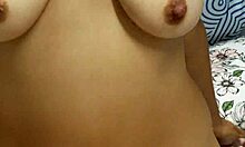 Horny Colombian With Big Natural Tits Fucks Her Stepbrother In The Bedroom