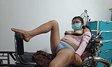 Young 18+ Woman's Fantasy to Fuck While Filming Comes True