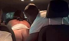 Hot Asian Wife's Public Fuck With Driver