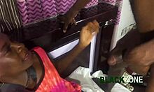 Man, she feels me so deep inside her tight body!