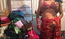 Indian bride crazy fucks husband in saree with big ass orgasm
