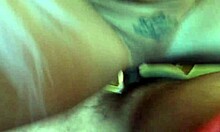 Intense handjob and cowgirl fucking.