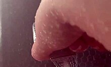 Nadia Ali's step sister teases in shower. Luxury teen 18+ gets clothes ripped!