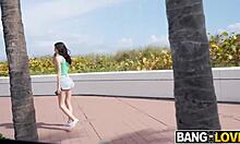 bangbus strikes again with broke british students riding hard in group hardcore.