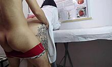 Hey, patient got hard right in front of the nurse