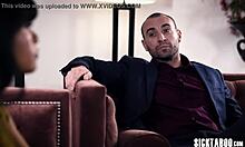 The house owner took the babe's sweet ass