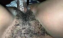 fucking sexy petite ebony chic with hairy pussy