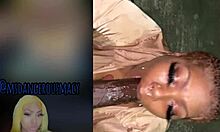 BBW Slut Fucks Big Black Cock Outdoor with Natural Tits!