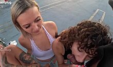 Spring Break Rooftop Deepthroat And Fucking With Monster Cock 😍