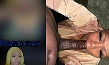 BBW Slut Fucks Big Black Cock Outdoor with Natural Tits!