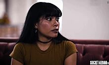 The house owner took the babe's sweet ass