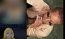 BBW Slut Fucks Big Black Cock Outdoor with Natural Tits!