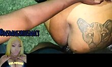 BBW Slut Fucks Big Black Cock Outdoor with Natural Tits!