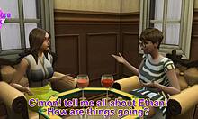 In Sims 4 episode 3, the wife cheats with her husband's old friend in a cuckolding story involving the boyfriend.