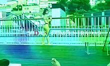 Pornovatas - Morena Mexicana Michelle Aldrete Follando en Su Primer Casting Porno al Aire Libre