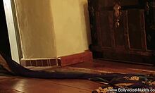 Indian Girlfriend Tries Nudity with Sensual Striptease for Friend