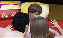 In Sims 4 episode 3, the wife cheats with her husband's old friend in a cuckolding story involving the boyfriend.