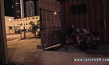 Intense bondage slave endures foot domination