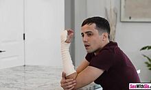 big ass teen stepsister says, 'fuck me, stepbro'