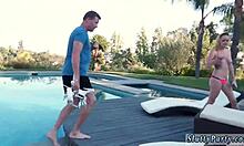 russian teen hunted by drone in outdoor group