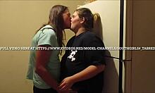 young babe getting her mouth fucked on kitchen floor, ending with massive facial.