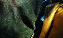 Bookstore girl removes condom during car riding and cumshot