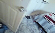 feeling so excited house sitting with my nerdy step sis bunny fae, riding her big ass