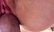 Blonde couple shares passionate sex in hotel room