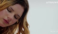 Curvy Blonde Katarina Rina Oily Romantic Sex With Lover - Whiteboxxx