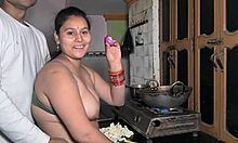 just casual kitchen sex while chopping veggies with a monster cock nearby