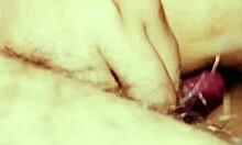 amateur shares bed with aunt, cums inside her tight wet pussy in homemade video