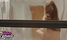 peeking at the chubby neighbour flashing in the shower