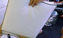 i watched hot brunette ashley wolf masturbate, give bj, and get pussy fucked