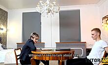 Russian Tutor's Passionate Affair With Her Young Disciple