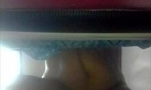 Adventurous wife enjoys deep anal in room without condom