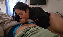 sucking big cock to start day yum 😋