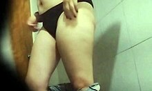 spying on my stepmom shaving her pussy in secret