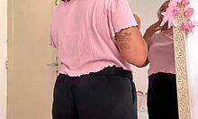 Chubby Girl Farts While Prepping for Date in Sexy Outfit