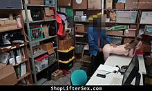 A Caucasian Teen 18+ Attempting to Steal Items from the Mall - Shopliftersex