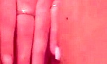 Babe masturbates in bathtub with close-up views