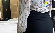 Free Quickie with Lodged Tourist on Red Sheer